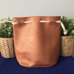 Bath and Body Works Vegan Leather Drawstring Bag